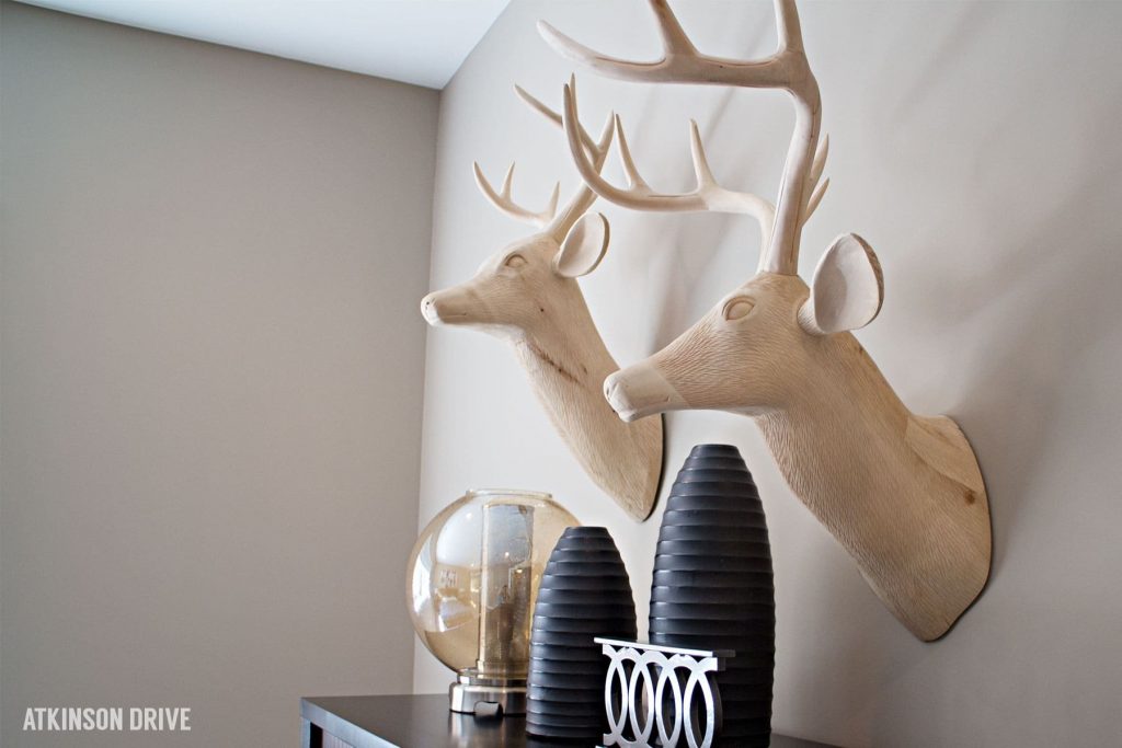 Home-a-Rama 2014: Wooden deer head decor | Atkinson Drive