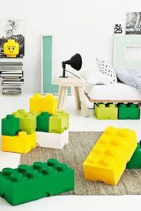 Storage in kids' rooms is a must ... but that doesn't mean it can't be stylish!