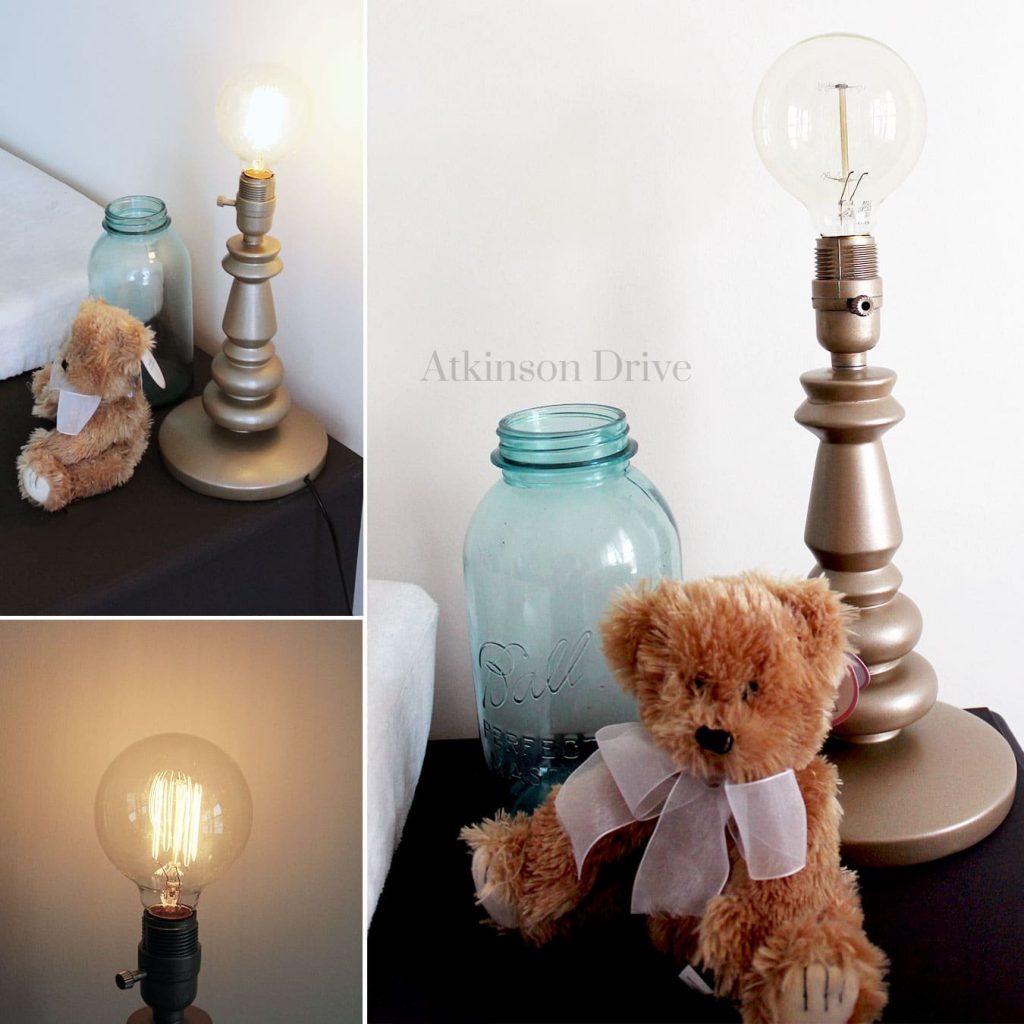 Metallic Edison Bulb Lamp | Atkinson Drive