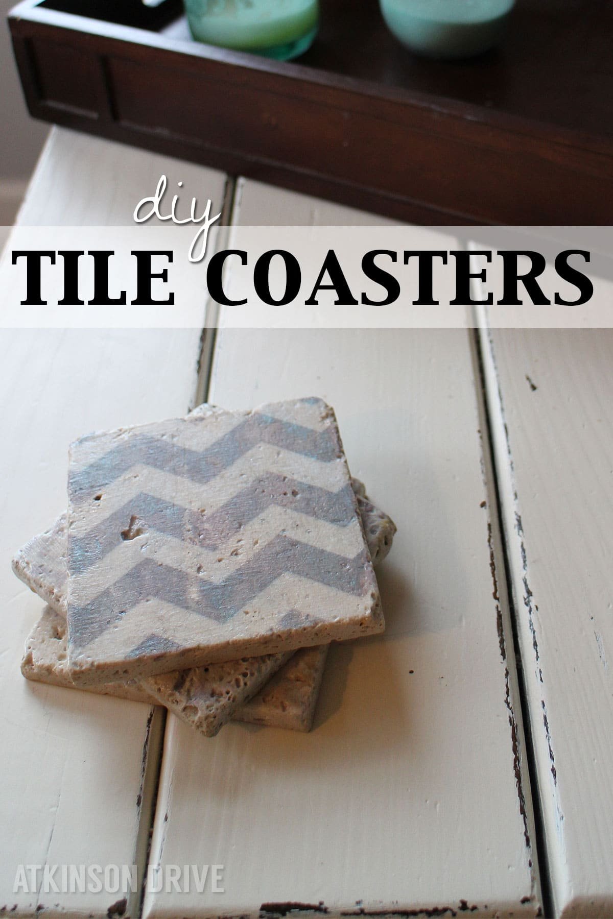 DIY Tile Coasters {with free downloads}