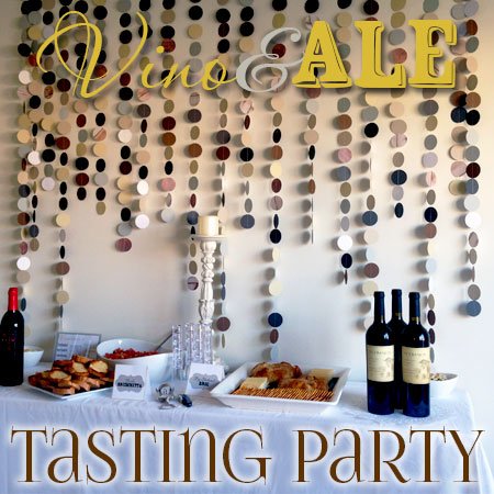 Vino & Ale {Beer & Wine} Tasting Party | Atkinson Drive